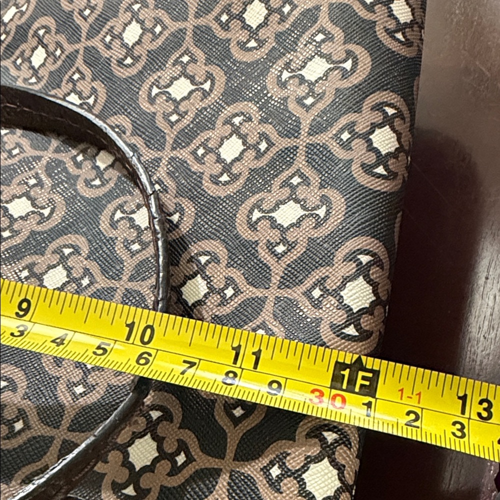 Brighton Black and Tan Patterned Tote - Picture 7 of 7
